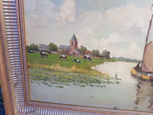 Adri Verveen - Hollands landschap kopen? Bied vanaf 100!