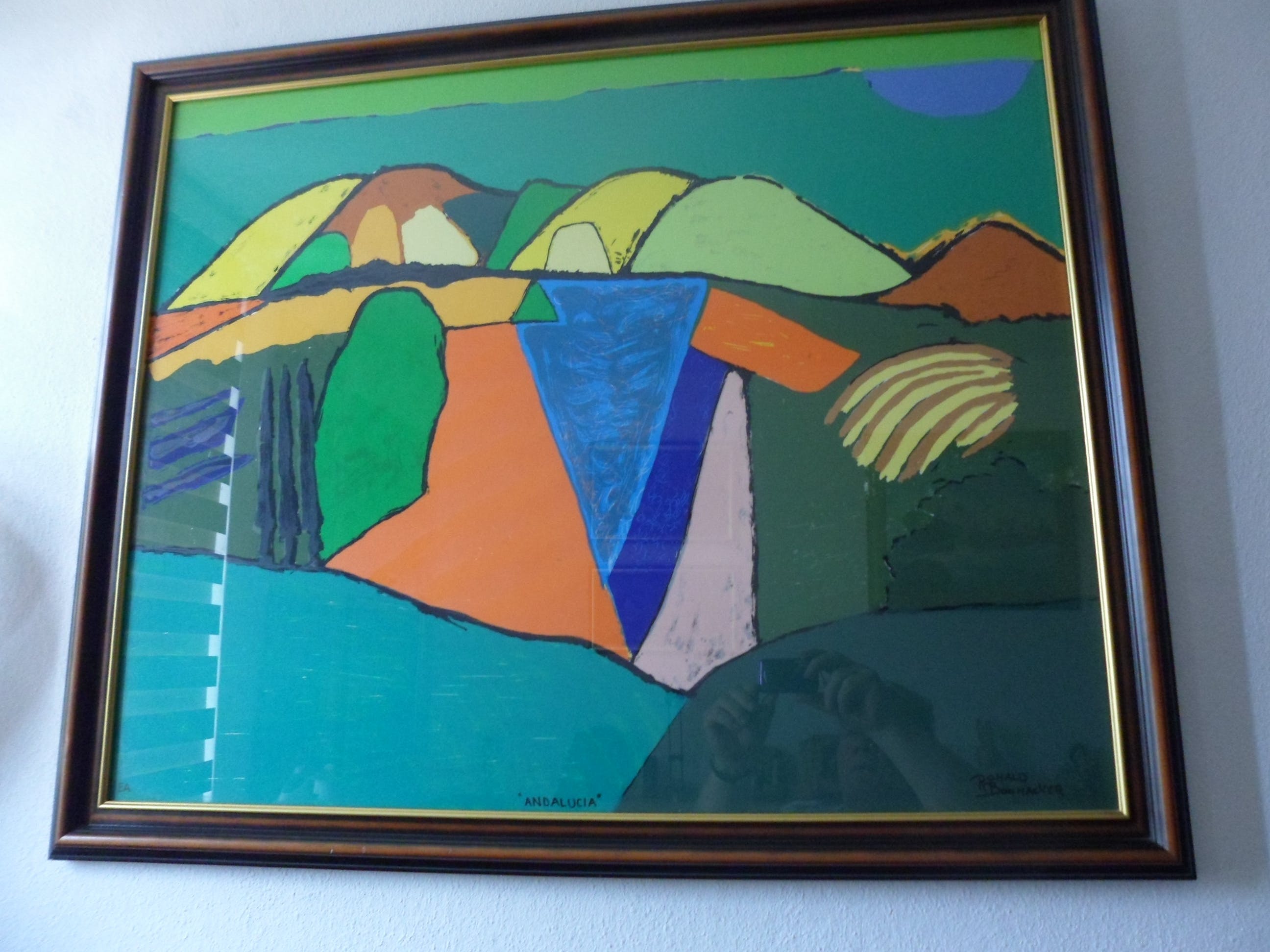 Ronald Boonacker - Zeefdruk, "Andalucia" kopen? Bied vanaf 50!