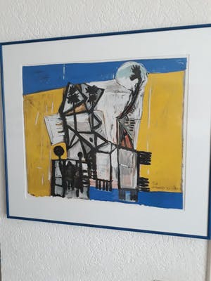 Corneille - Zeefdruk, 1951 Cobra grande oeuvre - Ingelijst kopen? Bied vanaf 175!