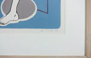 Yke Schotten - Zeefdruk op papier, Ijdel - Ingelijst kopen? Bied vanaf 50!