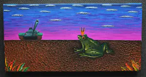 AcheterDadara - Acryl op doek: Frog? Enchérissez de 1299!