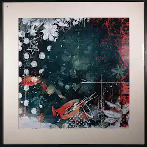 Teis Albers - Zeefdruk, Polka Polka - Ingelijst verkauft für € 70!
