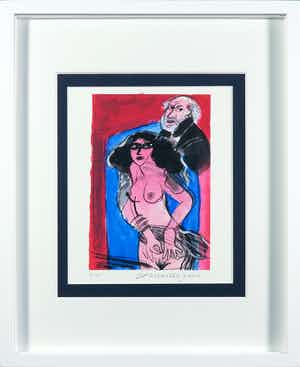 Corneille - Zeefdruk, Salomé - Ingelijst verkocht voor € 1!