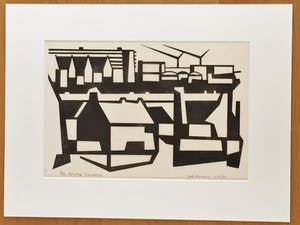 Juul Neumann - Tuinstad (linosnede) kopen? Bied vanaf 30!