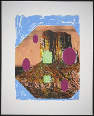 Jelis van Dolderen - Zeefdruk, La Montanara II (Zeer groot) kopen? Bied vanaf 1!