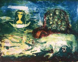 Reidar Magnus - Gesigneerde kleurenlitho - 1966 - 16/29 verkocht voor € 65!