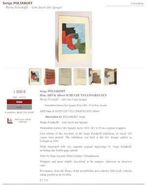 Serge Poliakoff - Komposition in Braun, Grau und Schwarz, Radierung (unsigniert, sauber gerahmt) kopen? Bied vanaf 295!