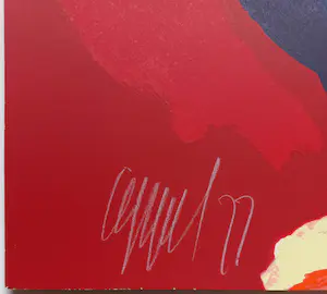 Karel Appel - Leef met mij, zeefdruk kopen? Bied vanaf 1100!