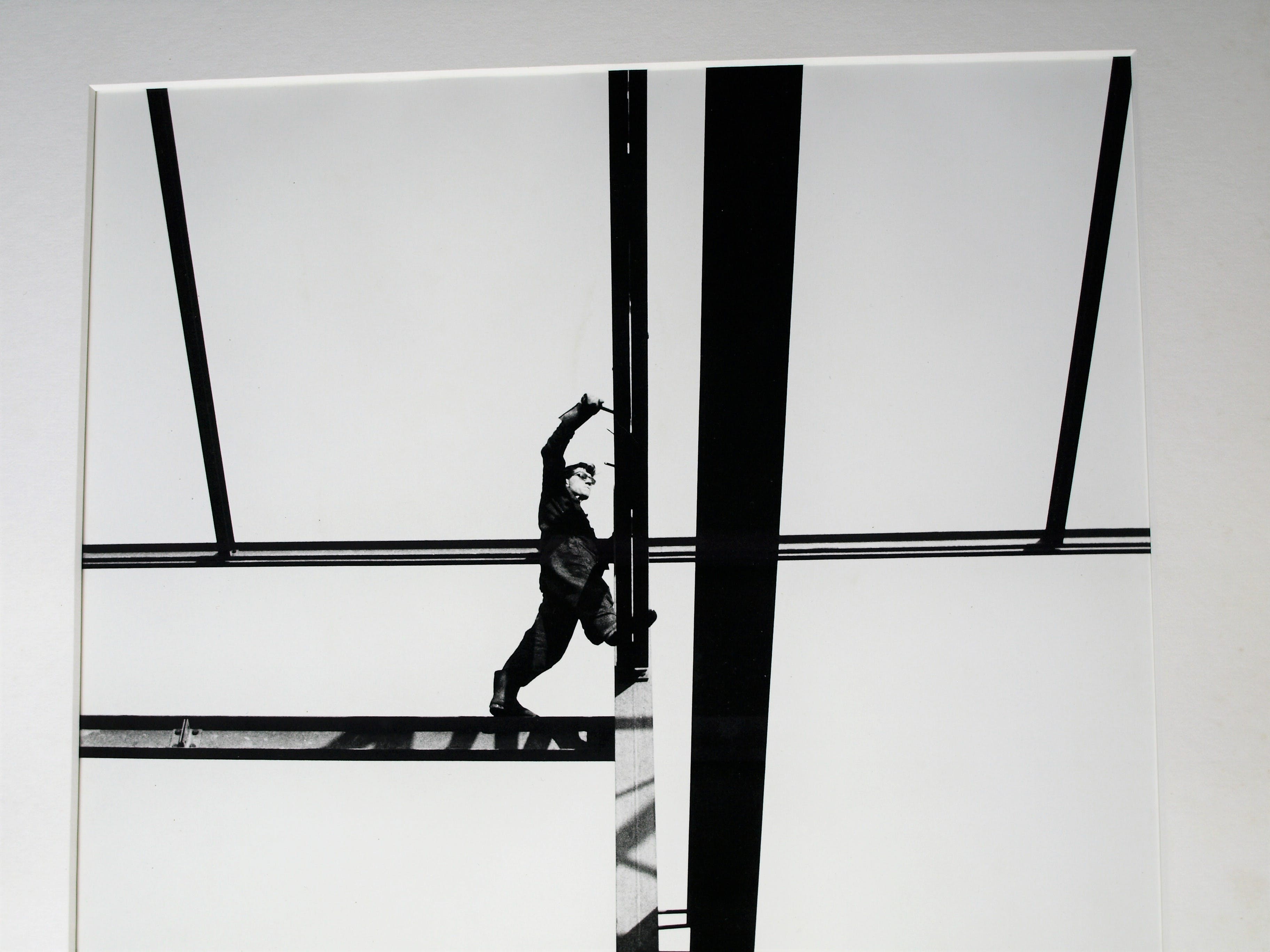 Steef Zoetmulder - Foto , Constructiewerker - gesigneerd & ingelijst – 1961 / 2001  kopen? Bied vanaf 125!