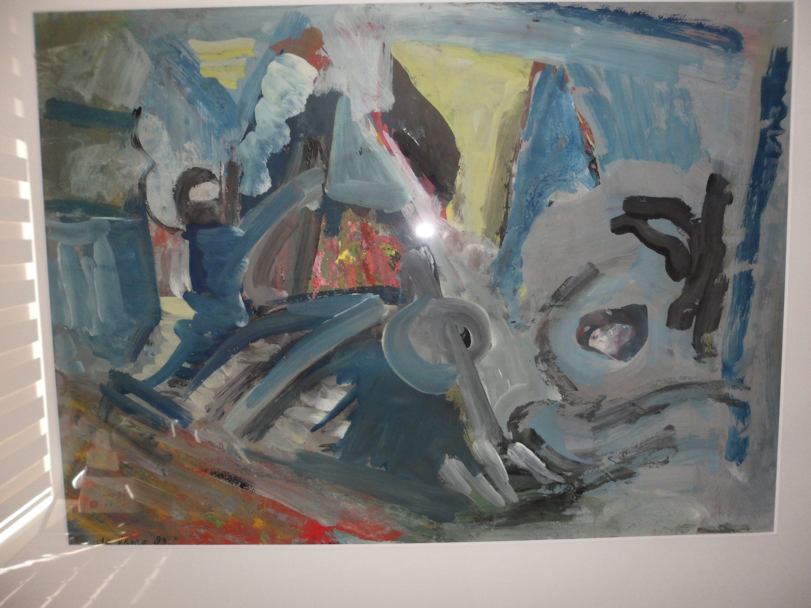 Wendela de Vries - Olieverf op doek , Abstract kopen? Bied vanaf 30!