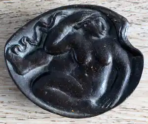 Jan Meefout - Bronzen beeldje: Vrouwenfiguur in schelp verkocht voor € 495!
