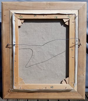 Jan Makkes - Bloemstilleven, olieverf op doek (mooi ingelijst) kopen? Bied vanaf 275!