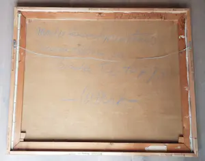 Mado Schoolmeesters - (mevr. Nuiten) - olie op doek, gesigneerd middenonder kopen? Bied vanaf 295!