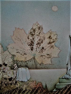 Georg Hadeler - gesigneerd Surrealistisch Litho "Reve de Jeune Fille" - 32 van 100 / 1979 kopen? Bied vanaf 10!