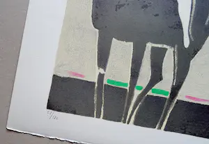 Albert Zavaro - Les 3 cavaliers -Lithografie handgesigneerd - oplage 180 kopen? Bied vanaf 55!