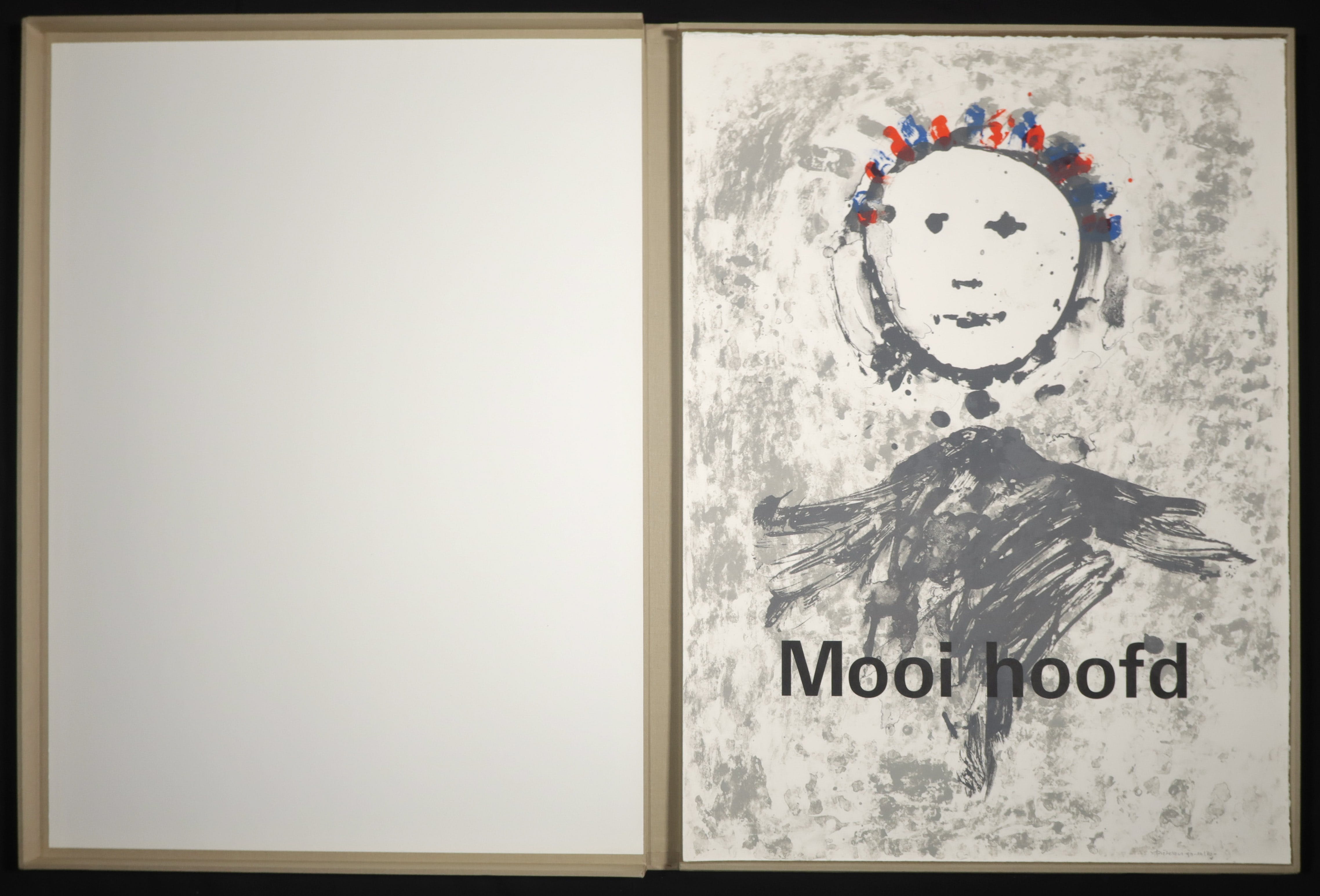 Jef Diederen - Portfolio met 7 litho's naar teksten van Lucebert, Mooi Hoofd kopen? Bied vanaf 300!