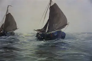 Jan Kelderman - Bomschuiten op zee kopen? Bied vanaf 75!