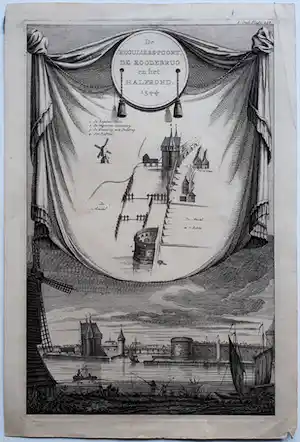 Jan Goeree - 8 prenten Amsterdam naar het beeld van 1544 verkocht voor € 30!