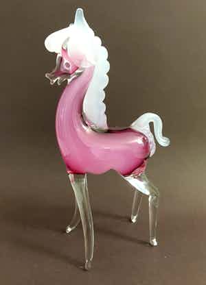 Cenedese - Groot paard attr. Vetreria Cenedese verkocht voor € 20!