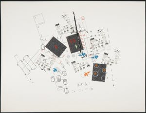 Gerard Verdijk - Zeefdruk, 3 Agglomerations kopen? Bied vanaf 20!