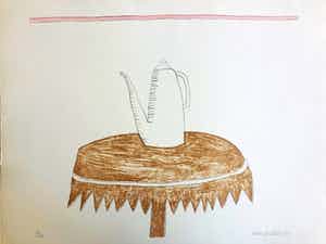 Klaas Gubbels - Ketel op tafel verkocht voor € 325!