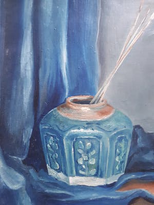 Niet of onleesbaar gesigneerd - Z.T., Stilleven kopen? Bied vanaf 1!