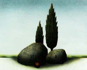 Friedrich Meckseper - Ets/aquatint: Steinen- 1975 verkocht voor € 125!