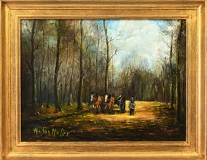 Anton Muller - (1887-1979)- "Bosgezicht met Malle Jan" kopen? Bied vanaf 70!