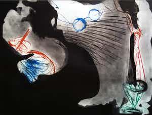 Ger Lataster - Compositie met bril verkocht voor € 70!