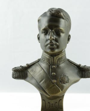 Brons (Onbekend) - Bronzen buste, Roi Albert kopen? Bied vanaf 1!