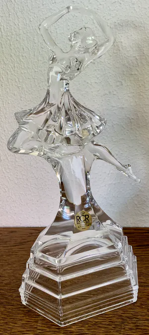 Niet of onleesbaar gesigneerd - RCR Royal Crystal Rock - Sculpture Ballet danseres, sierlijke houding - Kristal kopen? Bied vanaf 1!
