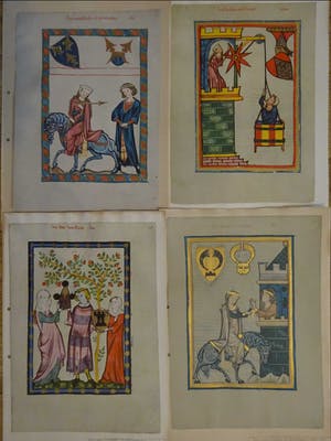 Niet of onleesbaar gesigneerd - Miniaturen Heidelberg kopen? Bied vanaf 1!