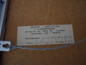 Jan van Hoof - Gemengde techniek, Z.T kopen? Bied vanaf 100!