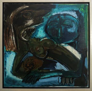 Martin van Wordragen - Olieverf op doek, De Verleiding - Ingelijst (Groot) kopen? Bied vanaf 600!