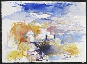 Franscz Witte - Lot van drie aquarellen, Diverse voorstellingen / landschappen kopen? Bied vanaf 1!