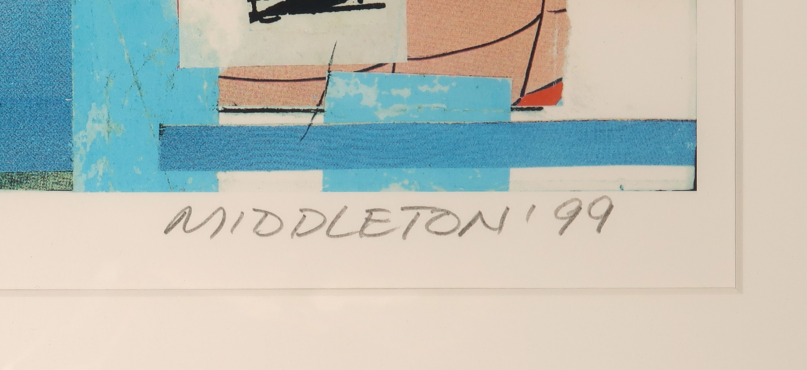 Sam Middleton - Zeefdruk, Overtones - Ingelijst kopen? Bied vanaf 50!