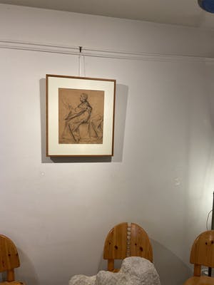 Antoon Derkinderen - studie zittende man kopen? Bied vanaf 1!