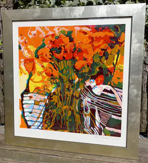 Kees van Bohemen - Stilleven, zeefdruk (mooi ingelijst) kopen? Bied vanaf 250!