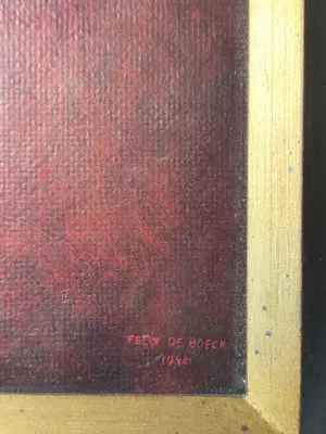 Felix De Boeck - (1898-1995) – Iconisch Zelfportret (1948) – Olieverf op paneel kopen? Bied vanaf 60!