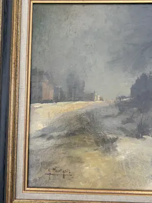 Gérard Moortgat - Winterlandschap kopen? Bied vanaf 250!
