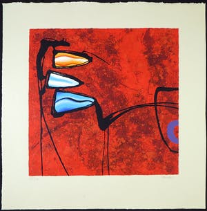 Niet of onleesbaar gesigneerd - Zeefdruk, Zonder titel kopen? Bied vanaf 1!