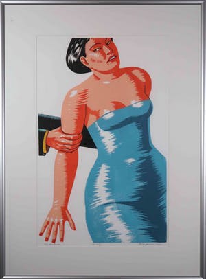 Leon Janssen - Houtsnede, De Roof - Ingelijst kopen? Bied vanaf 100!