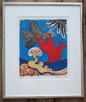 Corneille - ingelijste litho: Mémoire de Cuba III kopen? Bied vanaf 275!