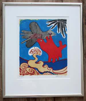 Corneille - ingelijste litho: Mémoire de Cuba III verkocht voor € 275!