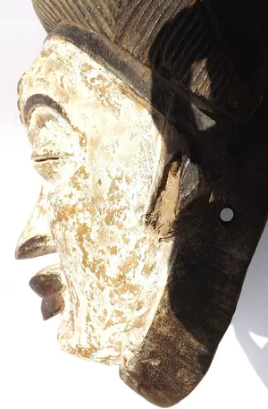 Punu - Afrikaanse Okuyi of Mukudji Punu spirit masker. kopen? Bied vanaf 1!