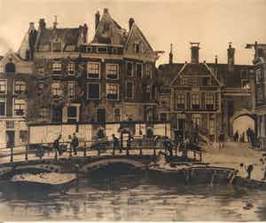 Willem Witsen - Het Beurspoortje Amsterdam verkocht voor € 100!