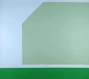 Hans Landsaat - Zeefdruk, Zonder titel verkocht voor € 1!