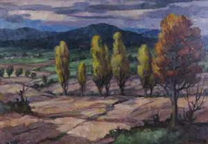 Buy Harmen Klaas Post - Olieverf op paneel, Sauerland - Ingelijst? Bid from 150!