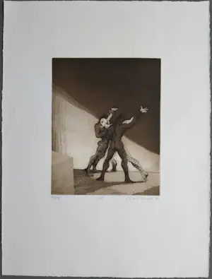 Ronald Tolman - gesigneerde ets kopen? Bied vanaf 69!
