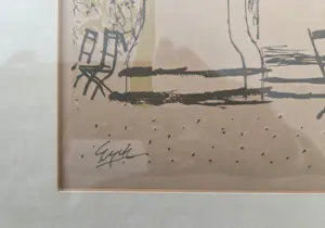Charles Eyck - Park Parijs. Drukgesigneerd. kopen? Bied vanaf 39!